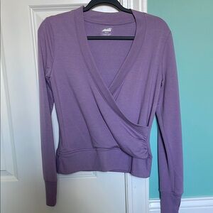Avia Women's Purple Wrap Blouse